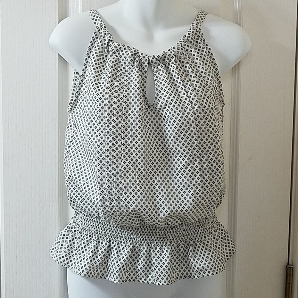 Sleeveless Tommy Girl Patterned Top